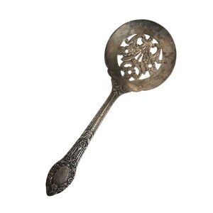 Vintage Oneida Community Silverplate Bon Bon Spoon Ornate Rendezvous Old South